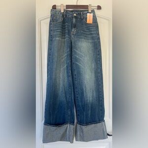 Forever 21 /by SHEIN wide leg jeans size 26 NWT!